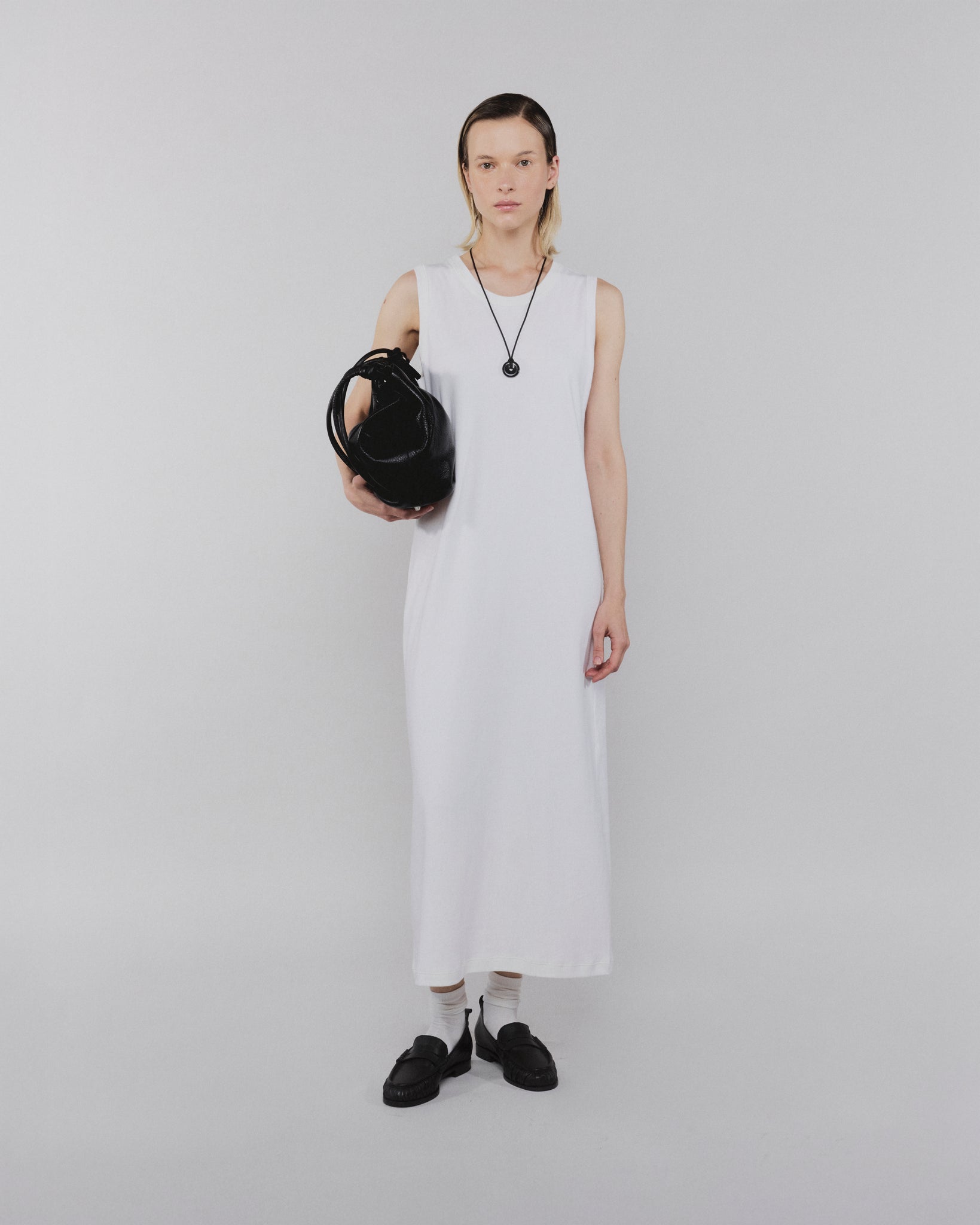 0054 COTTON DRESS SIN MANGA CRUDO