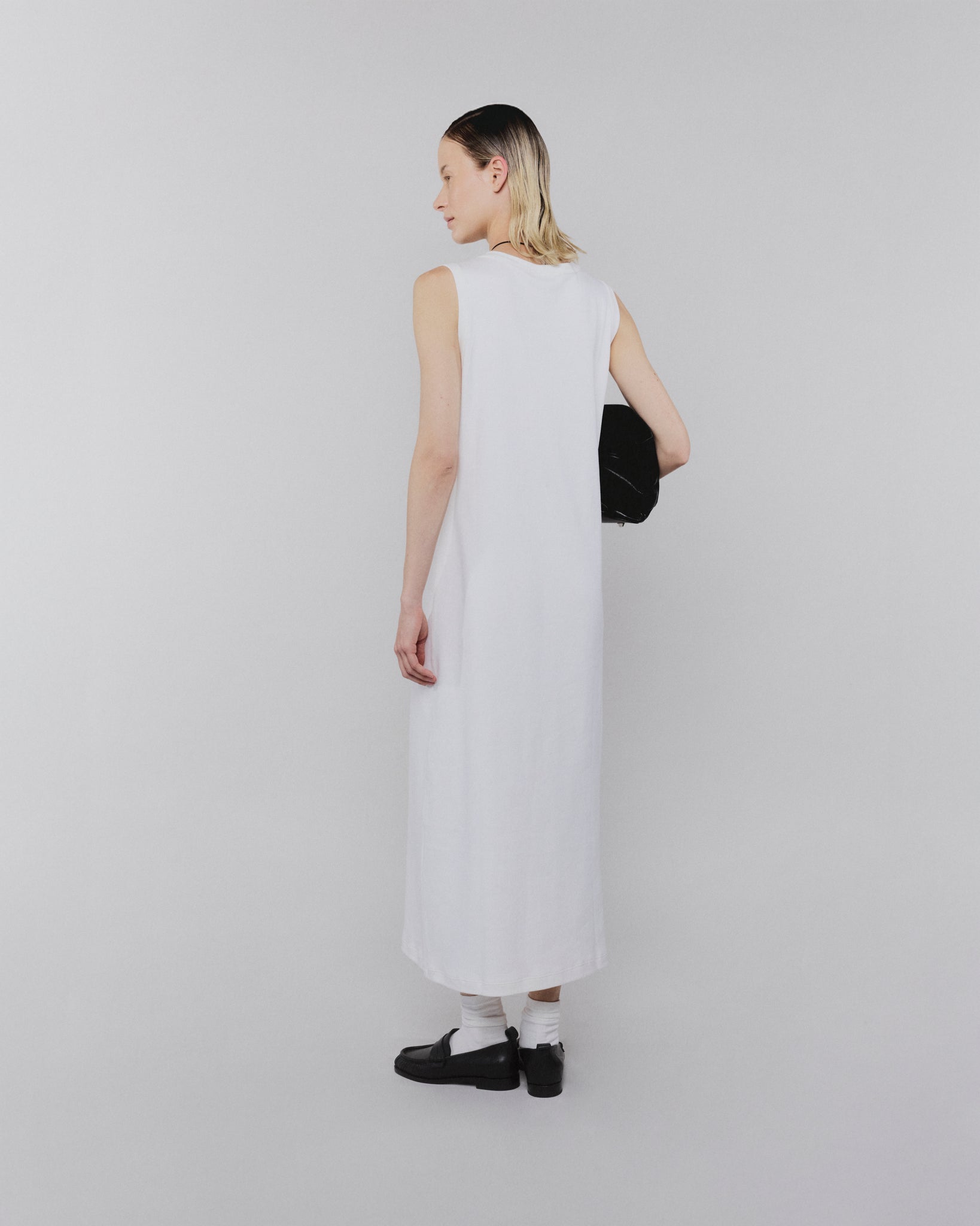 0054 COTTON DRESS SIN MANGA CRUDO