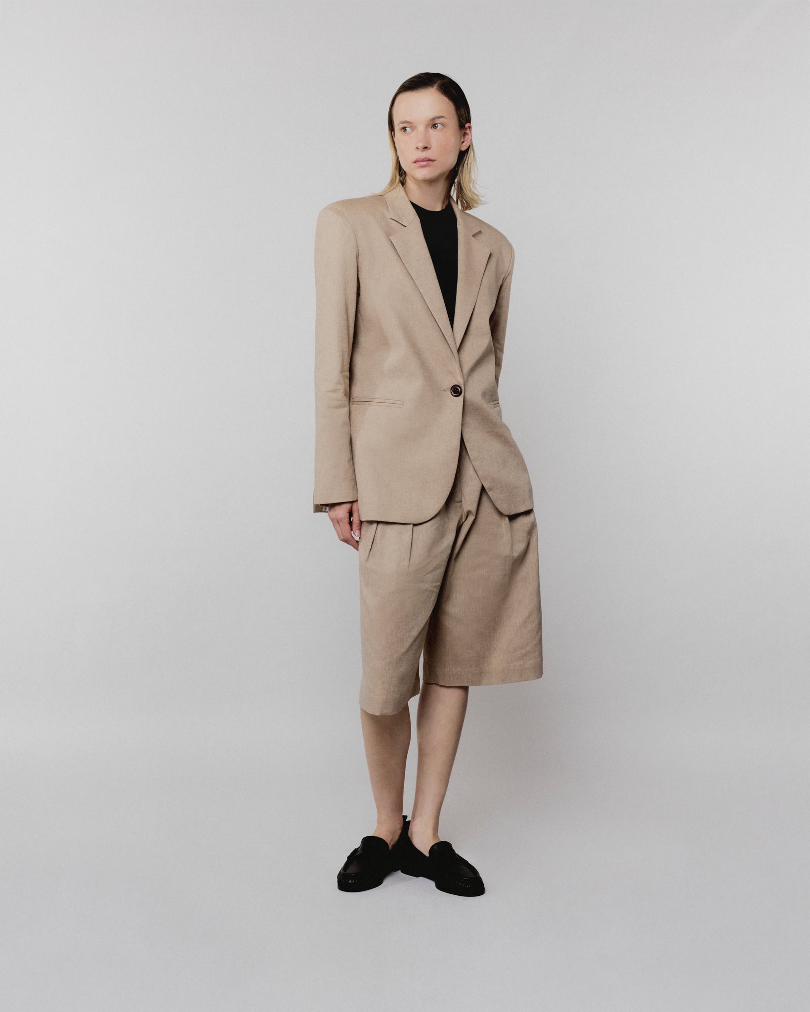 0008 BLAZER LINO CAMEL