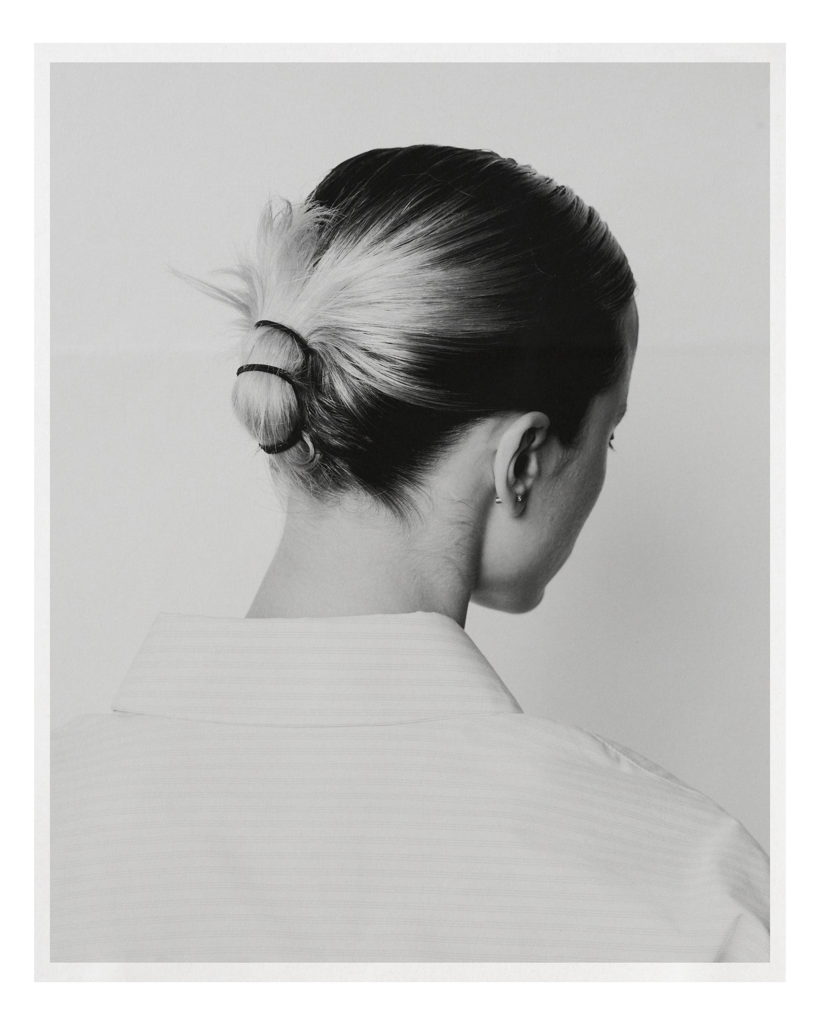 0017 CLASSIC SHIRT CELESTE CON LINEAS