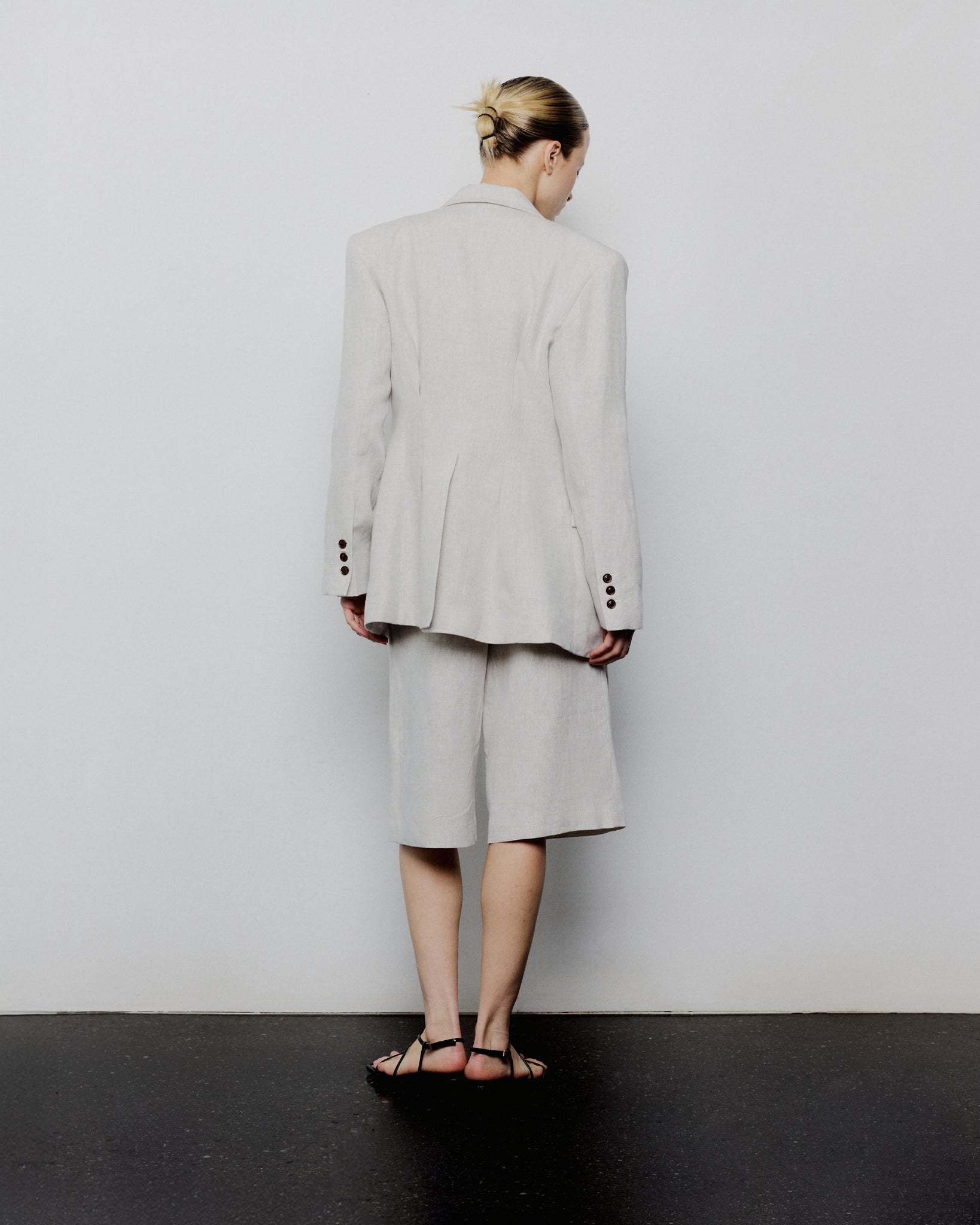 0030 BLAZER AJUSTADO LINO