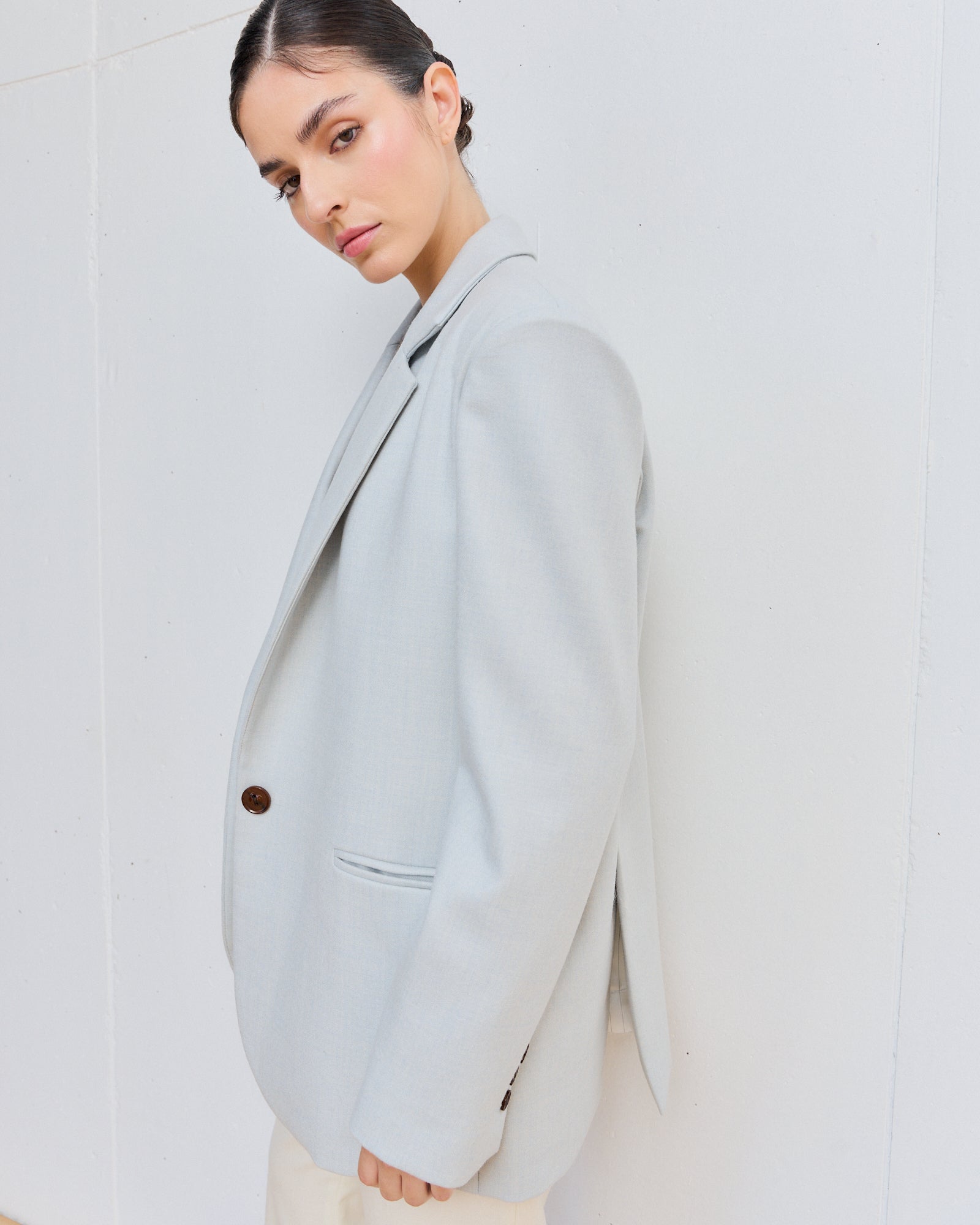 0008 BLAZER CELESTE LANA GRUESA