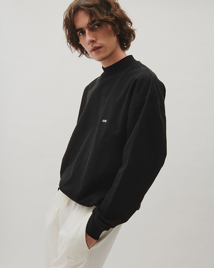 0010 UNISEX SWEATSHIRT BLACK